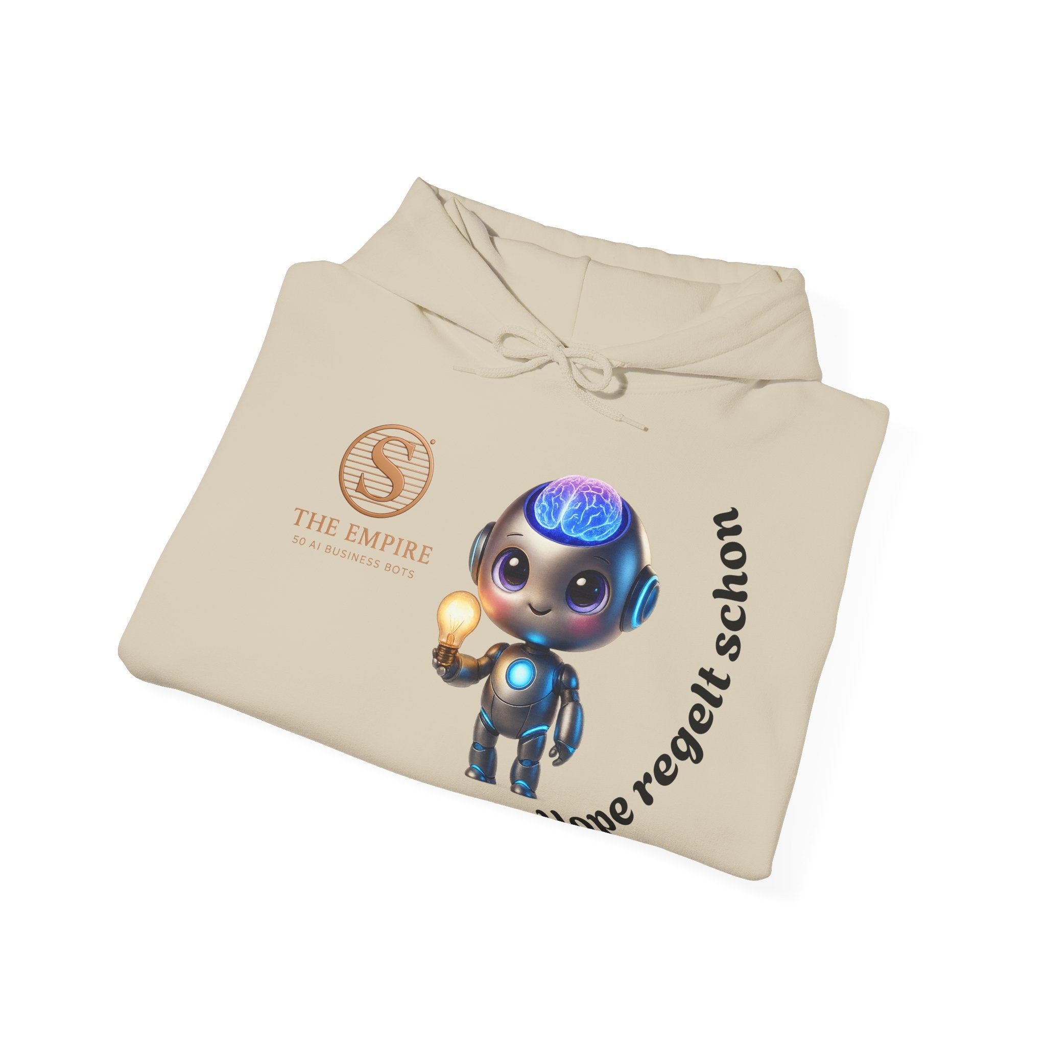 Hope Regall Storn Inspirational Unisex Hoodie, Cozy Cartoon Sweatshirt, Gift for All Occasions, Trendy Streetwear, Everyday Comfort