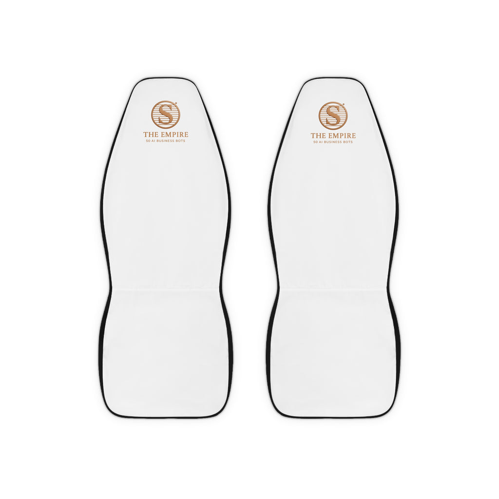 Elegant Polyester Car Seat Covers with Premium Design - Auto Accessories for Home, Gifts for Car Enthusiasts, Custom Decor, Vehicle Makeover