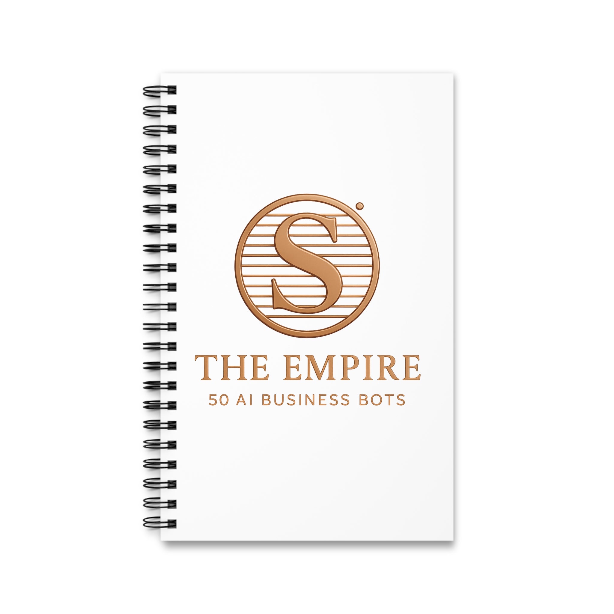Sleek Spiral Journal for Entrepreneurs | Ideal for Notes, Planning, Sketching, Business Ideas, and Motivation