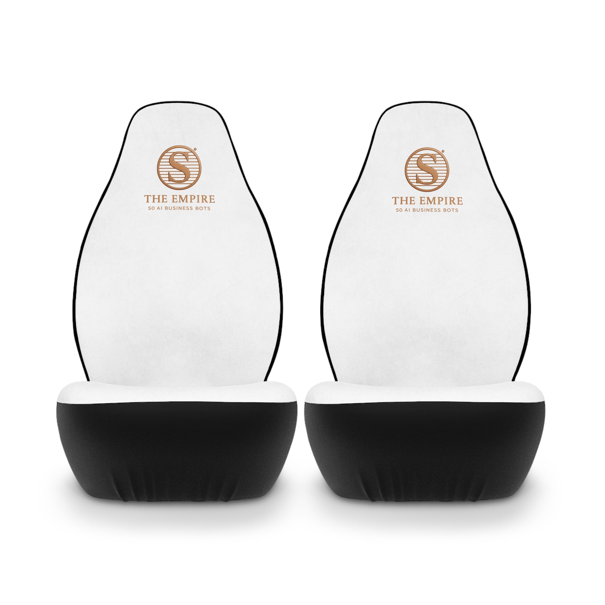 Elegant Polyester Car Seat Covers with Premium Design - Auto Accessories for Home, Gifts for Car Enthusiasts, Custom Decor, Vehicle Makeover