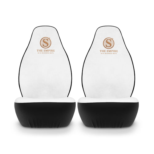 Elegant Polyester Car Seat Covers with Premium Design - Auto Accessories for Home, Gifts for Car Enthusiasts, Custom Decor, Vehicle Makeover