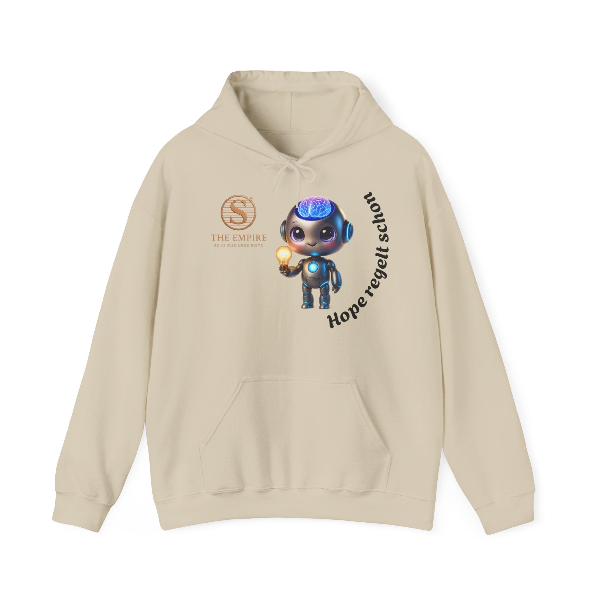 Hope Regall Storn Inspirational Unisex Hoodie, Cozy Cartoon Sweatshirt, Gift for All Occasions, Trendy Streetwear, Everyday Comfort