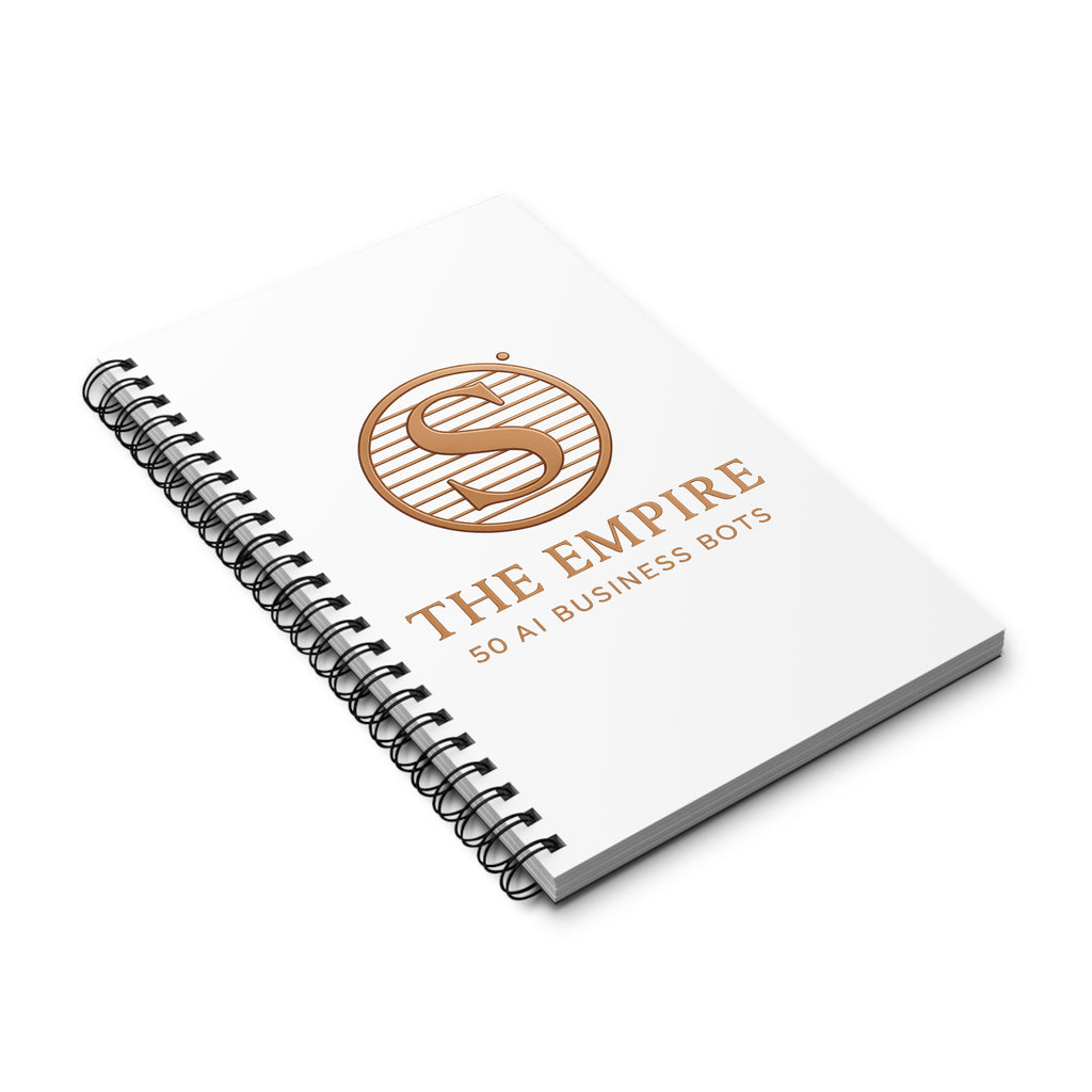 Sleek Spiral Journal for Entrepreneurs | Ideal for Notes, Planning, Sketching, Business Ideas, and Motivation